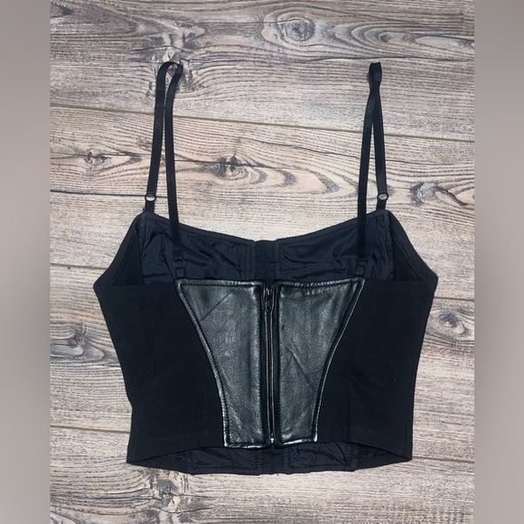 Leather corset top by Maxima Wilson’s goth gore core matrix - Picture 5 of 5